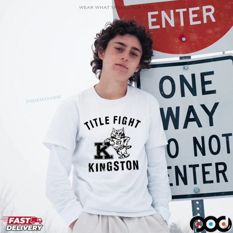 Title Fight Kingston Mascot Cat T Shirt