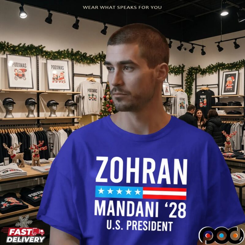 Zohran Mamdani 2028 US President NYC Mayor Election T Shirt