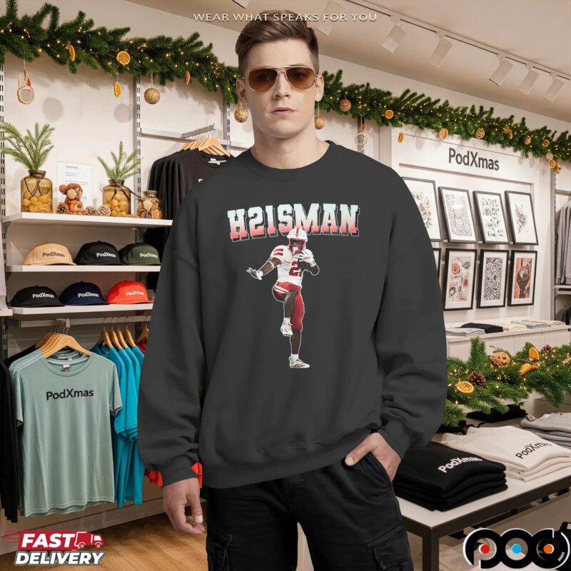 Emmett Johnson wearing H21SMAN Shirt