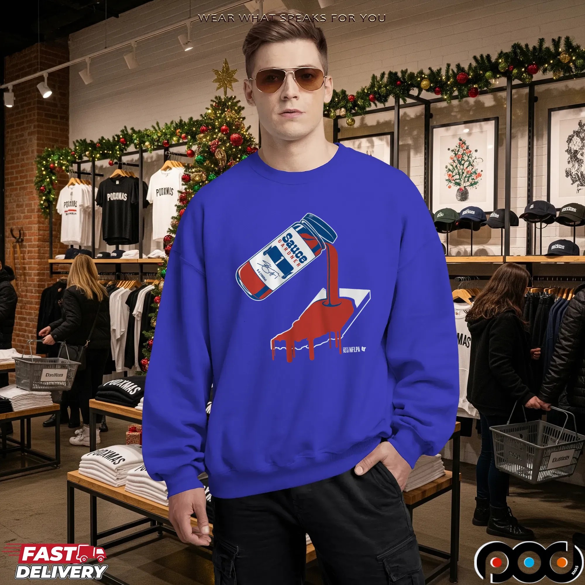 Ahmad Sauce Gardner Indy Sauce Bottle Graphic T Shirt