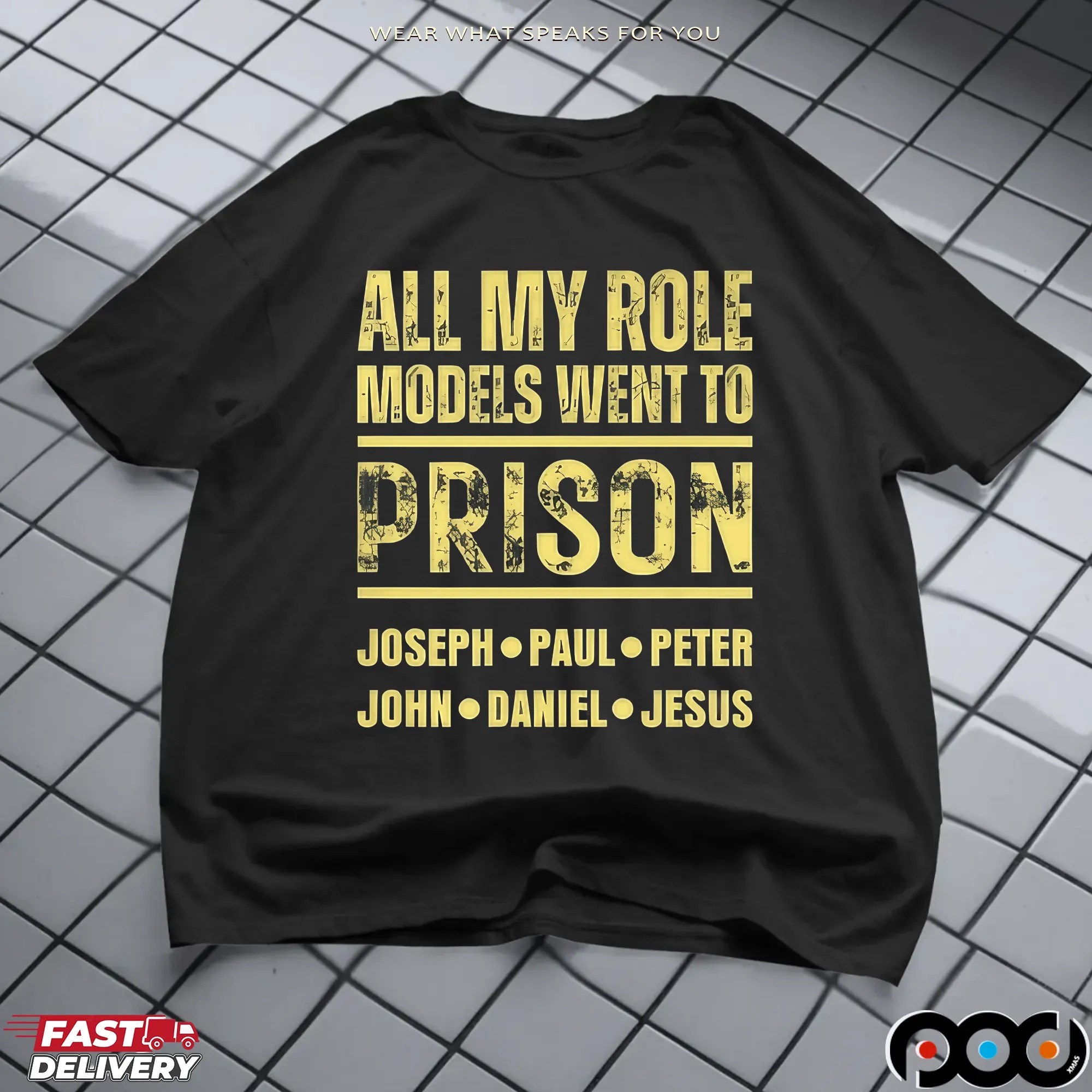 All My Role Models Went To Prison Joseph Paul Peter John Daniel And Jesus T Shirt
