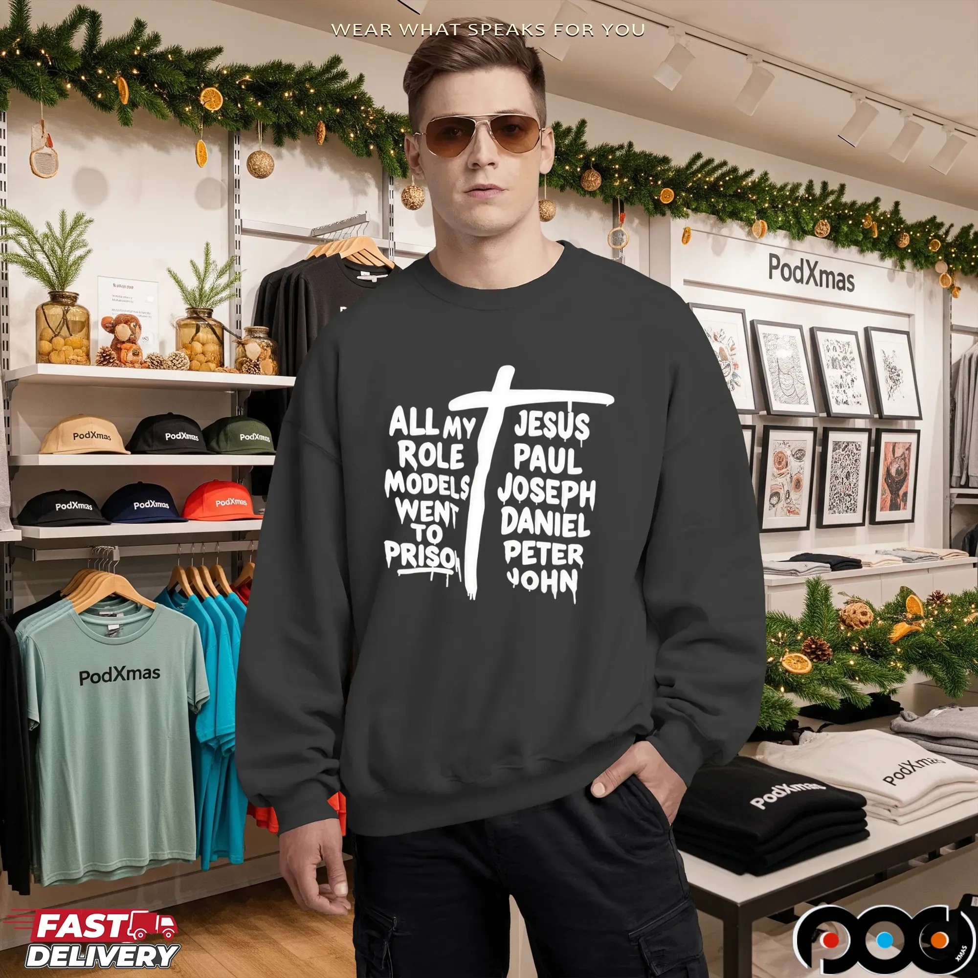 All my Jesus role paul models Joseph went Daniel to Peter prison John T Shirt