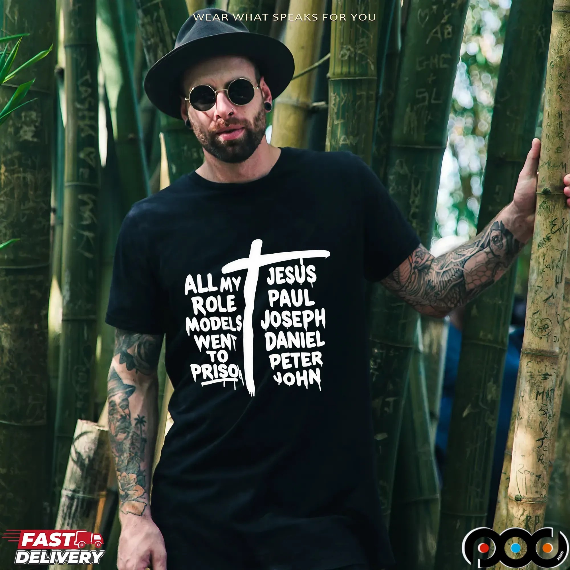 All my Jesus role paul models Joseph went Daniel to Peter prison John T Shirt