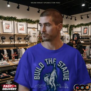 Andy Pages and Kiké Hernandez LA Dodgers Build The Statue Signatures T Shirt