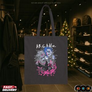 Arcane Jinx and Ekko League Of Legends Graphic T Shirt