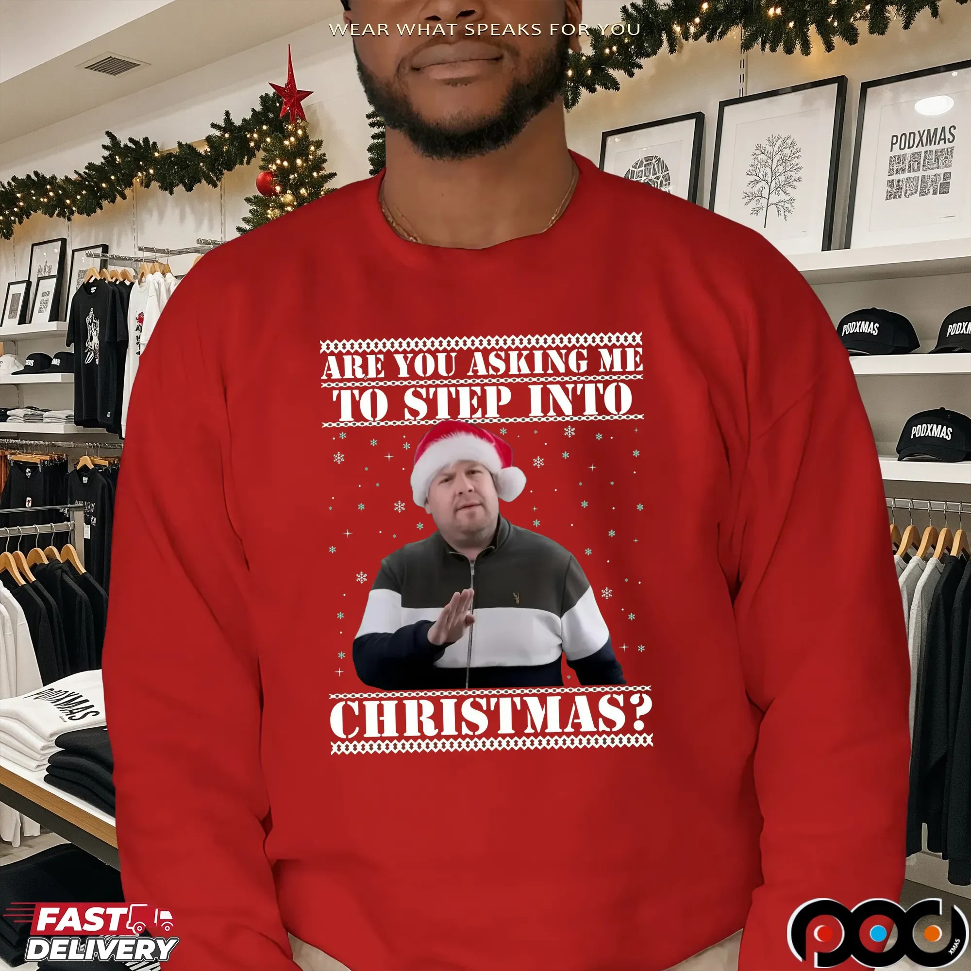 Are You Asking Me Step Into Christmas Smithy & Nessa Gavin and Stacey Xmas T Shirt Are You Asking Me Step Into Christmas Smithy & Nessa Gavin and Stacey Xmas T Shirt