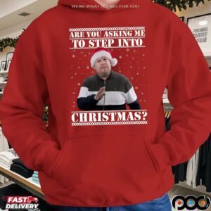 Are You Asking Me Step Into Christmas Smithy & Nessa Gavin and Stacey Xmas T Shirt