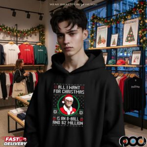 Baby Billy All I Want For Christmas Is A 8-Ball And 2 Million Ugly Christmas Meme T Shirt