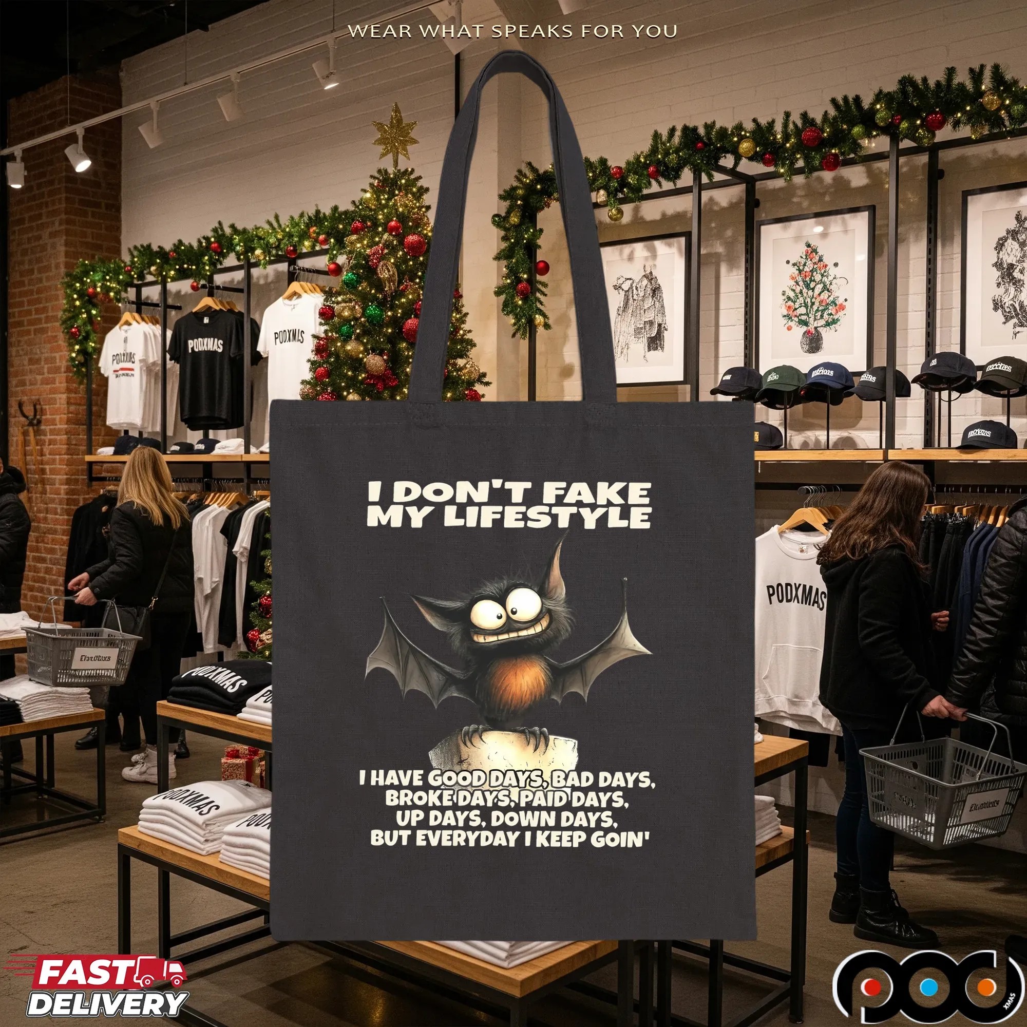 Bat I Don't Fake My Lifestyle I Have Good Days, Bad Days, Broke Days, Paid Days, Up Days, Down Days, But Everyday I Keep Goin' Shirt