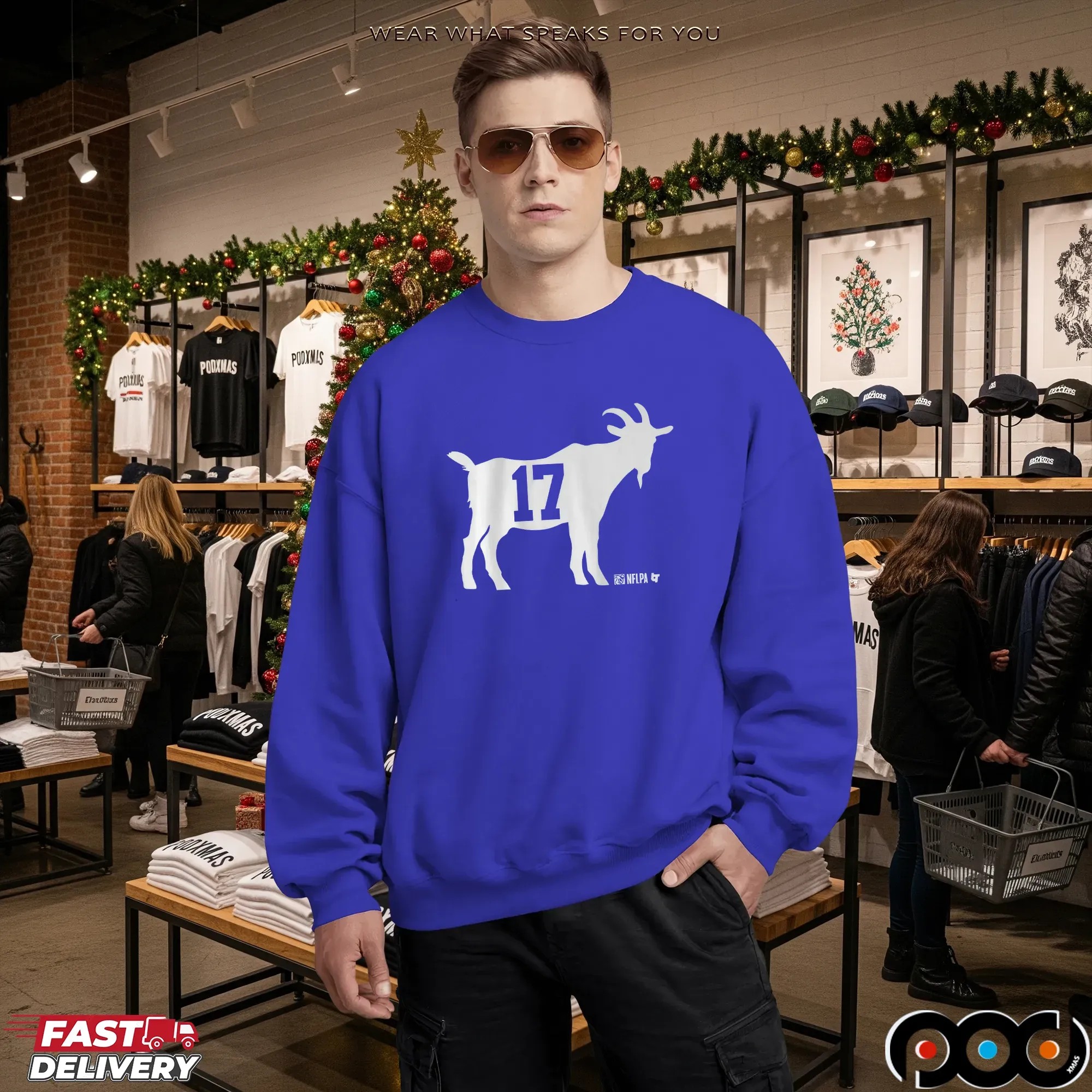 Buffalo Bills Josh Allen GOAT 17 T Shirt