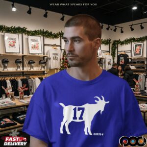 Buffalo Bills Josh Allen GOAT 17 T Shirt