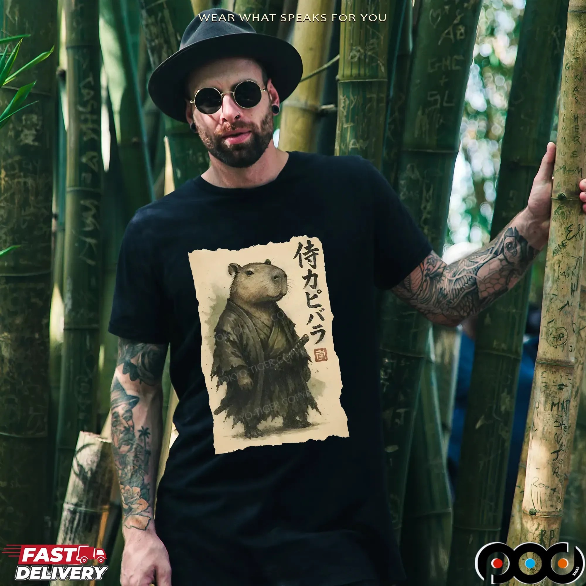 Capybara Samurai Classic T-Shirt