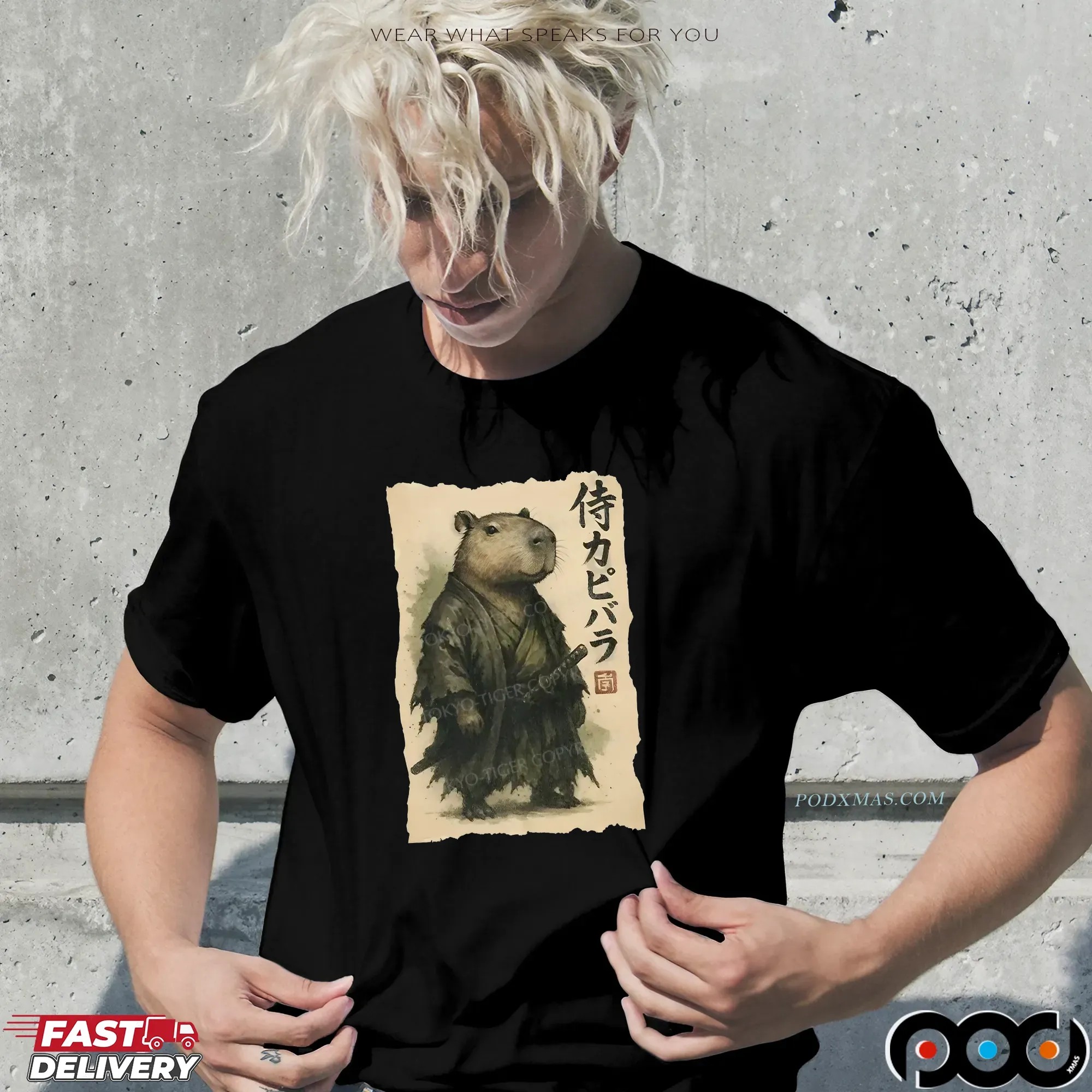 Capybara Samurai Classic T-Shirt