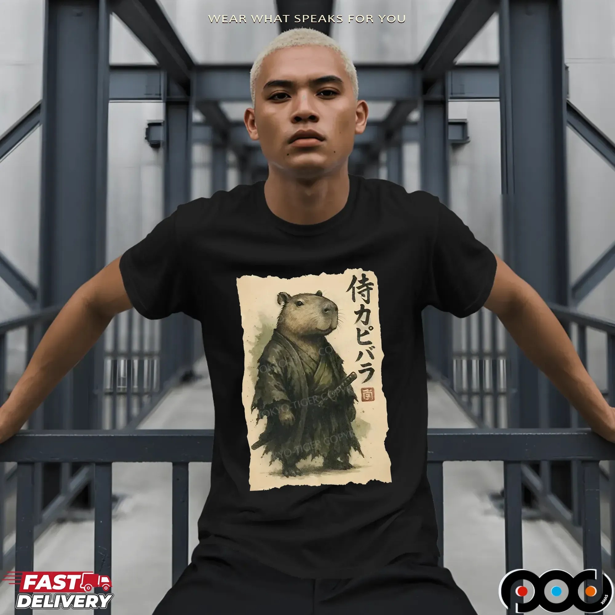 Capybara Samurai Classic T-Shirt