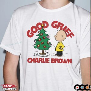 Charlie Brown Christmas Tree Good Grief The Peanuts T Shirt