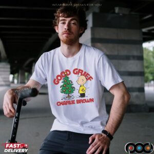 Charlie Brown Christmas Tree Good Grief The Peanuts T Shirt