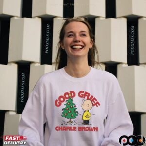 Charlie Brown Christmas Tree Good Grief The Peanuts T Shirt