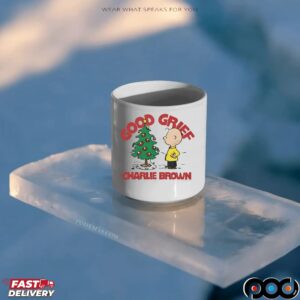 Charlie Brown Christmas Tree Good Grief The Peanuts T Shirt