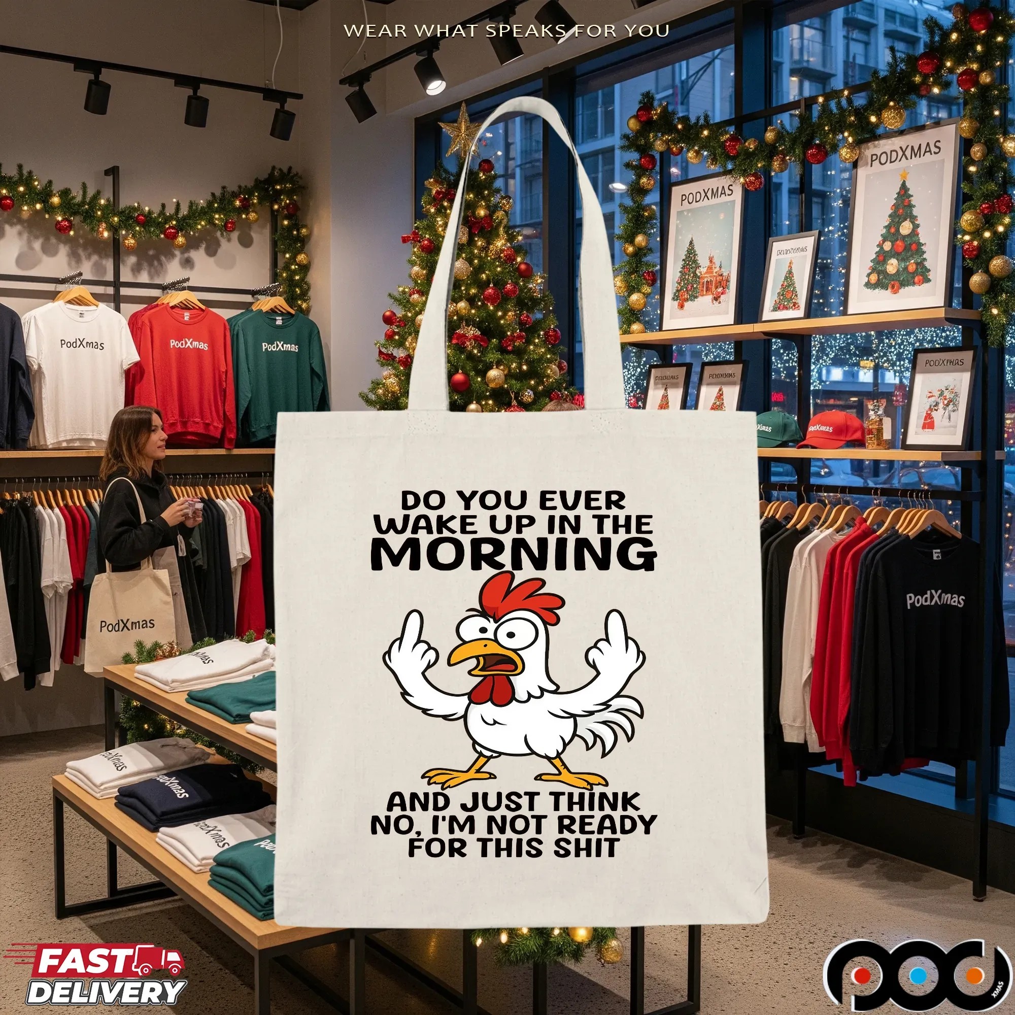 Chicken Do You Ever Wake Up In The Morning And Just Think No, I'm Not Ready For This Shit Shirt
