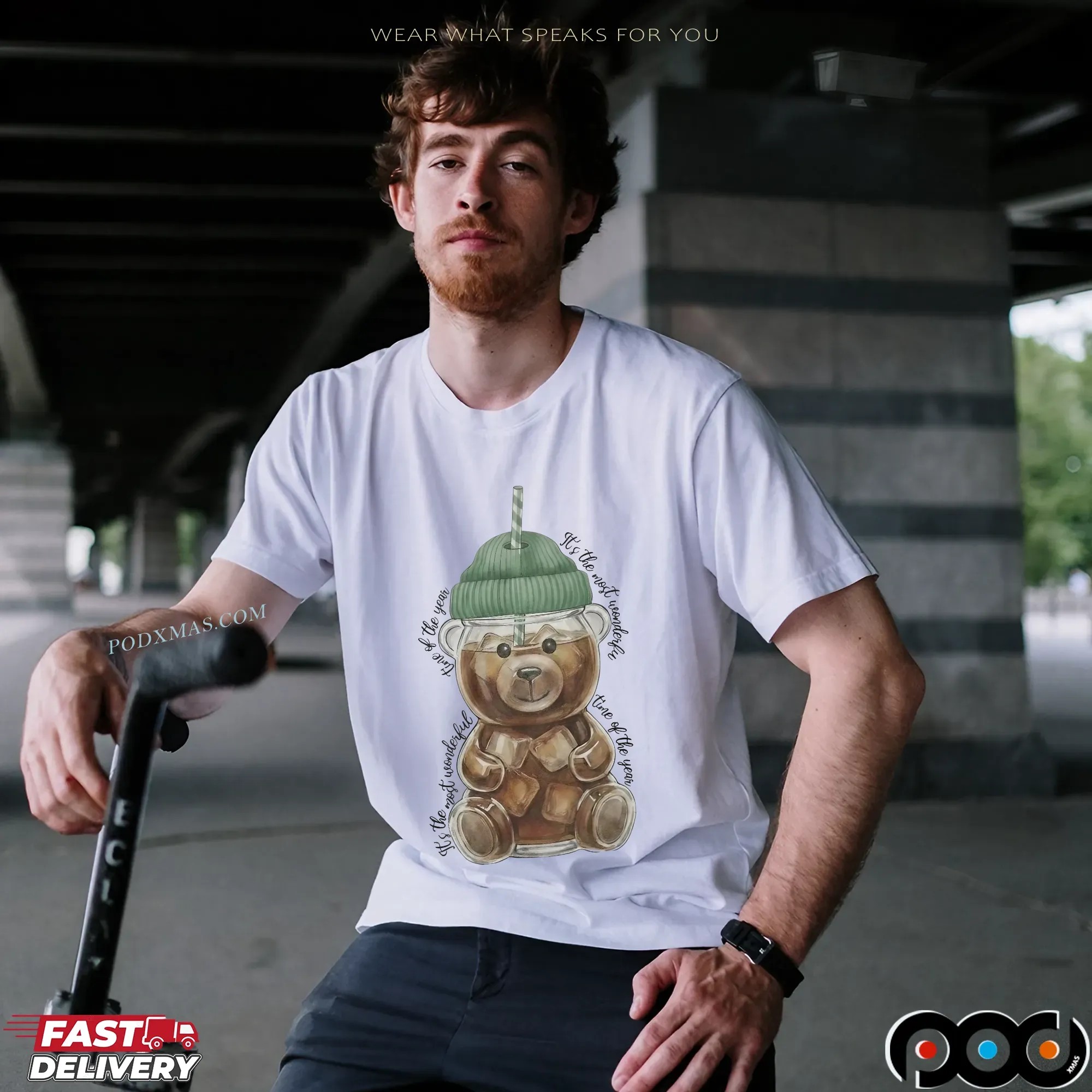 Christmas Starbucks Bear Cup It's The Most Wonderful Time Of The Year T Shirt