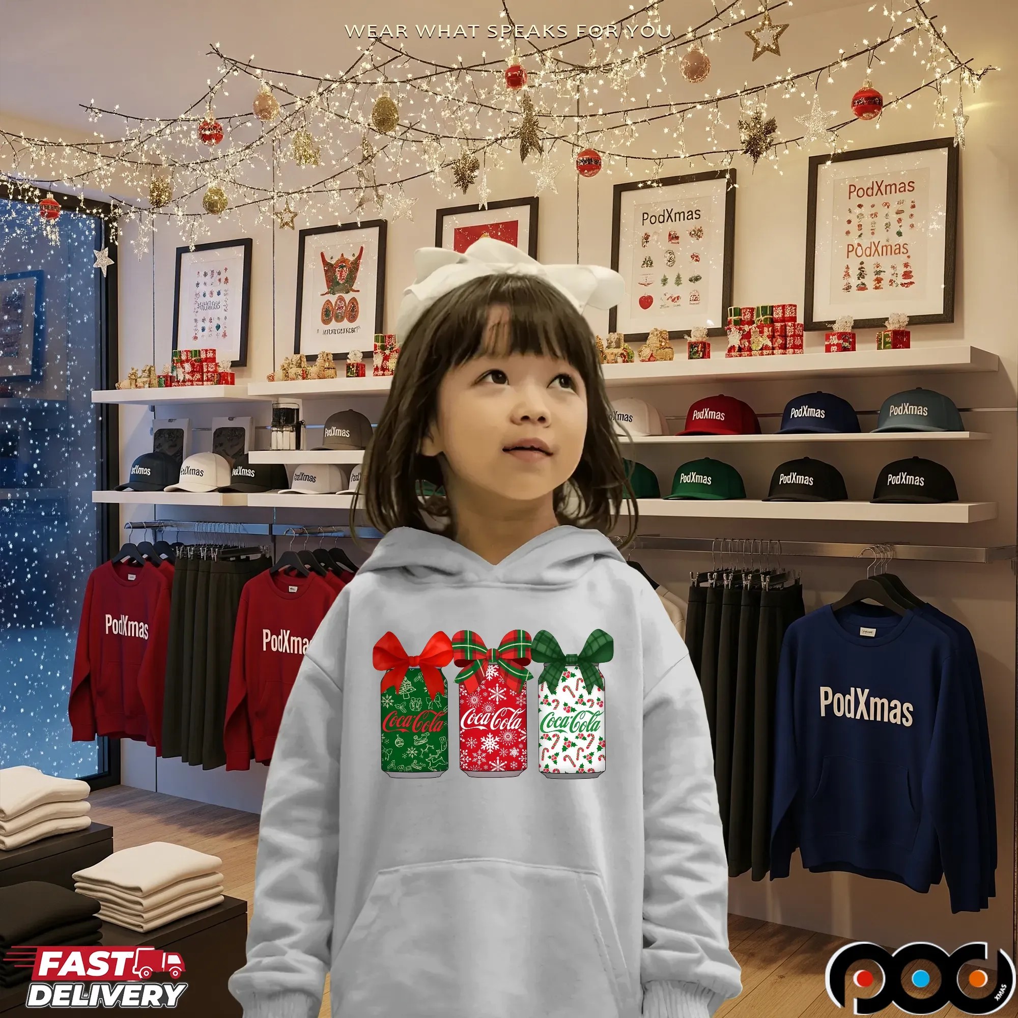 Coca Cola Cans With Coquette Bow Christmas Soda Lover T Shirt