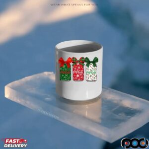 Coca Cola Cans With Coquette Bow Christmas Soda Lover T Shirt