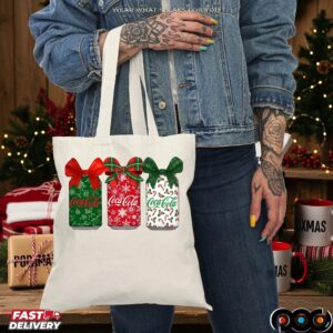 Coca Cola Cans With Coquette Bow Christmas Soda Lover T Shirt