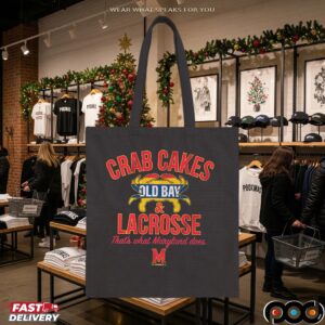 Crab Cakes Old Bay and Lacrosse Shirt Maryland Does T Shirt