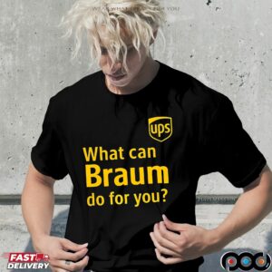 Denver Nuggets Basketball Ups What Can Braun Do For You T Shirt