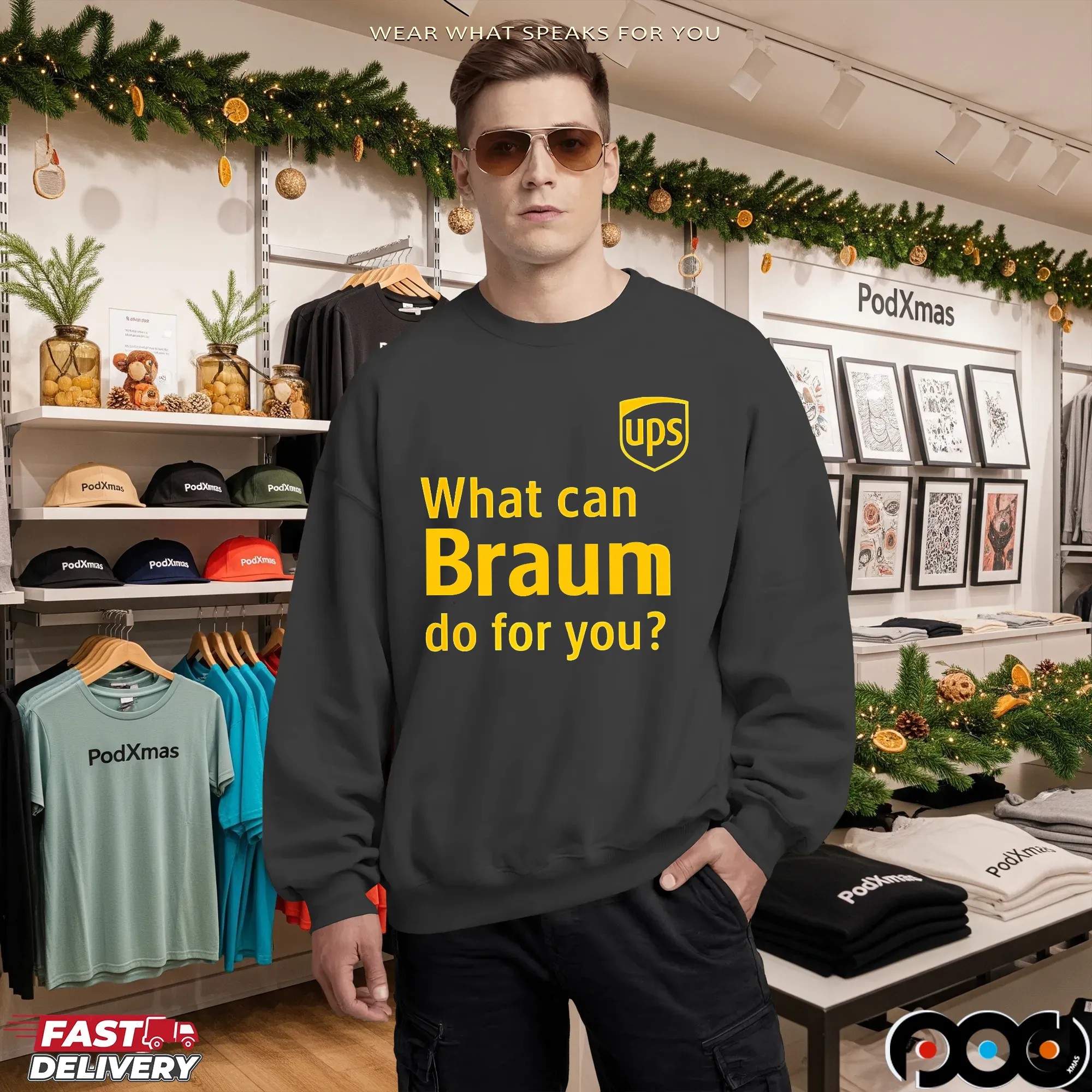 Denver Nuggets Basketball Ups What Can Braun Do For You T Shirt