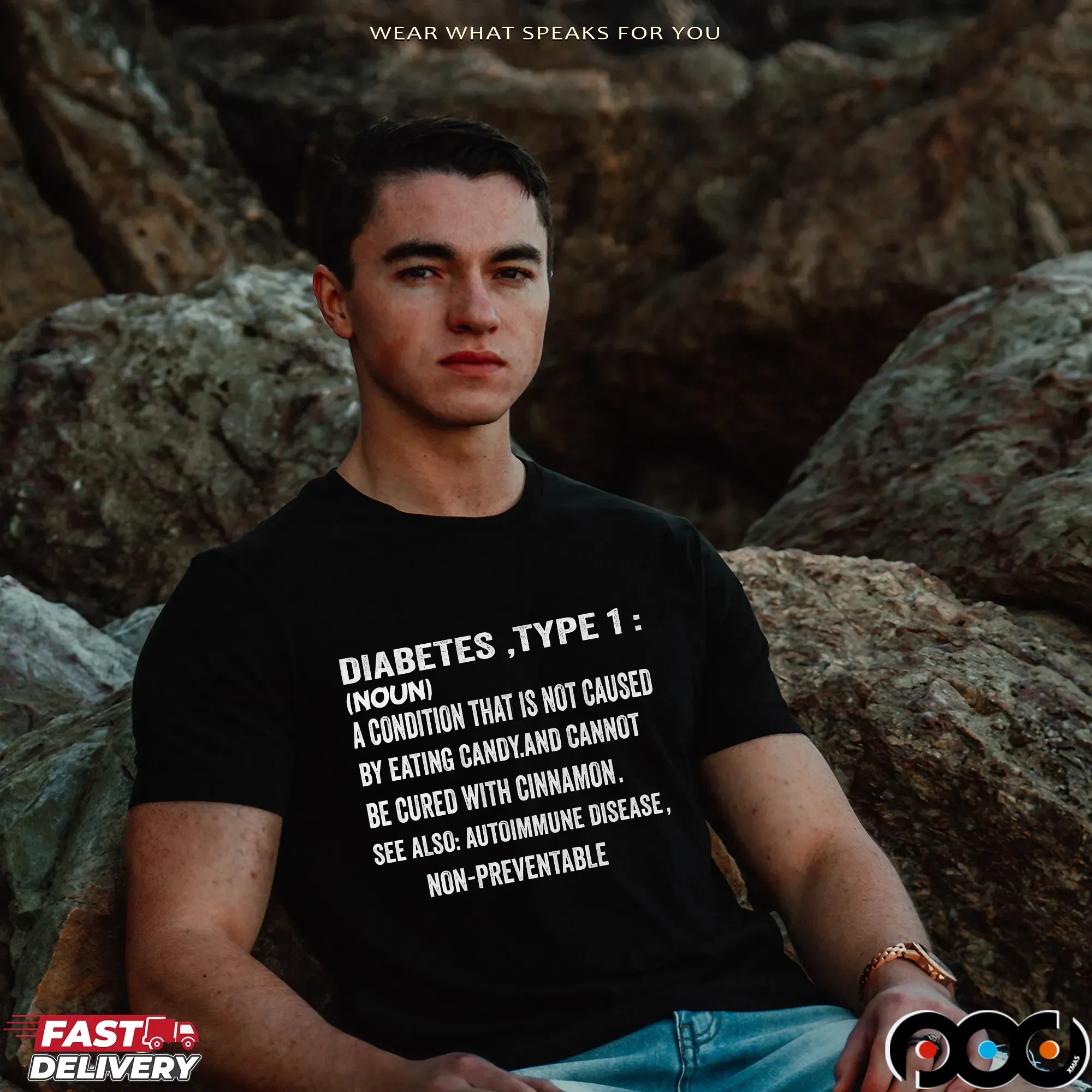 Diabetes, Type 1 (noun) A Condition That Is Not Caused By Eating Candy and Cannot Be Cured With Cinnamon