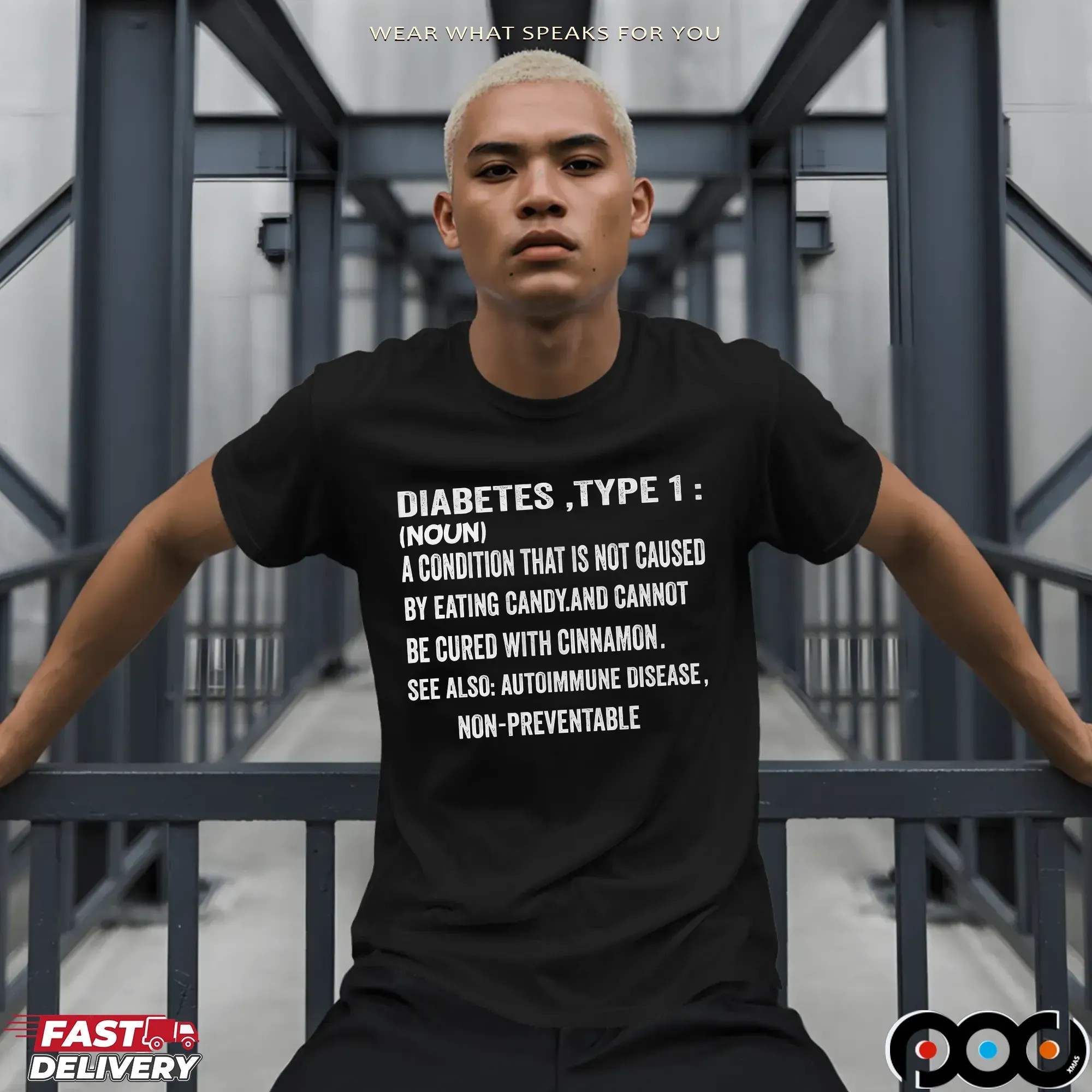 Diabetes, Type 1 (noun) A Condition That Is Not Caused By Eating Candy and Cannot Be Cured With Cinnamon