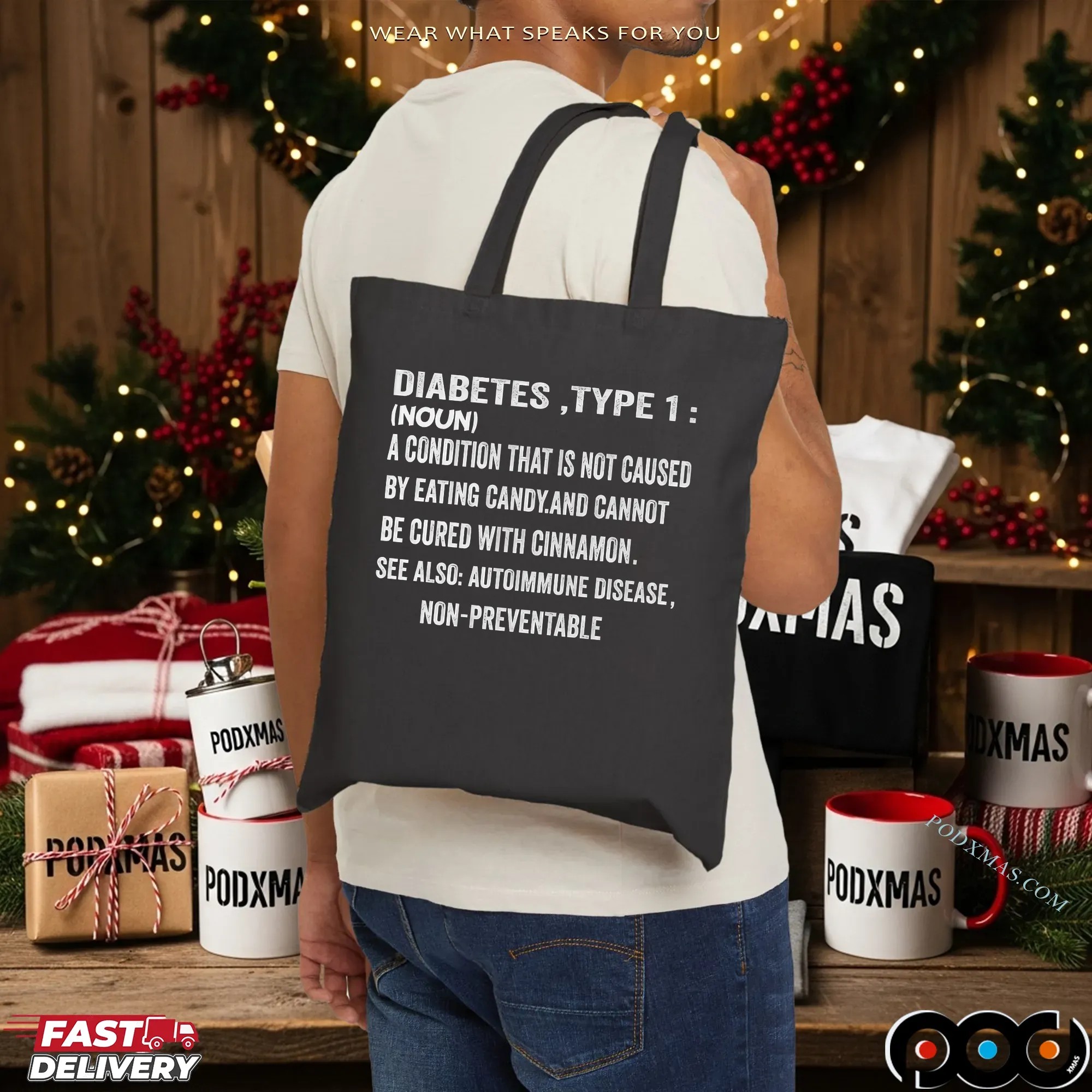 Diabetes, Type 1 (noun) A Condition That Is Not Caused By Eating Candy and Cannot Be Cured With Cinnamon
