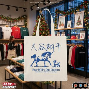 Dodgers Shohei Ohtani Four MVPs One Unicorn 2025 Most Valuable Player T Shirt