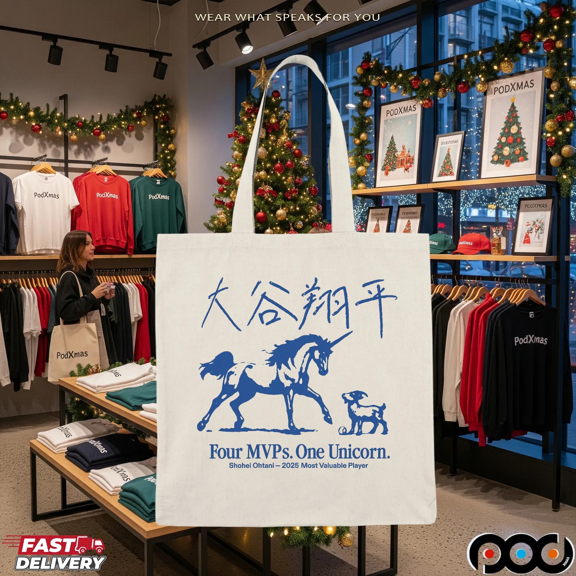 Dodgers Shohei Ohtani Four MVPs One Unicorn 2025 Most Valuable Player T Shirt