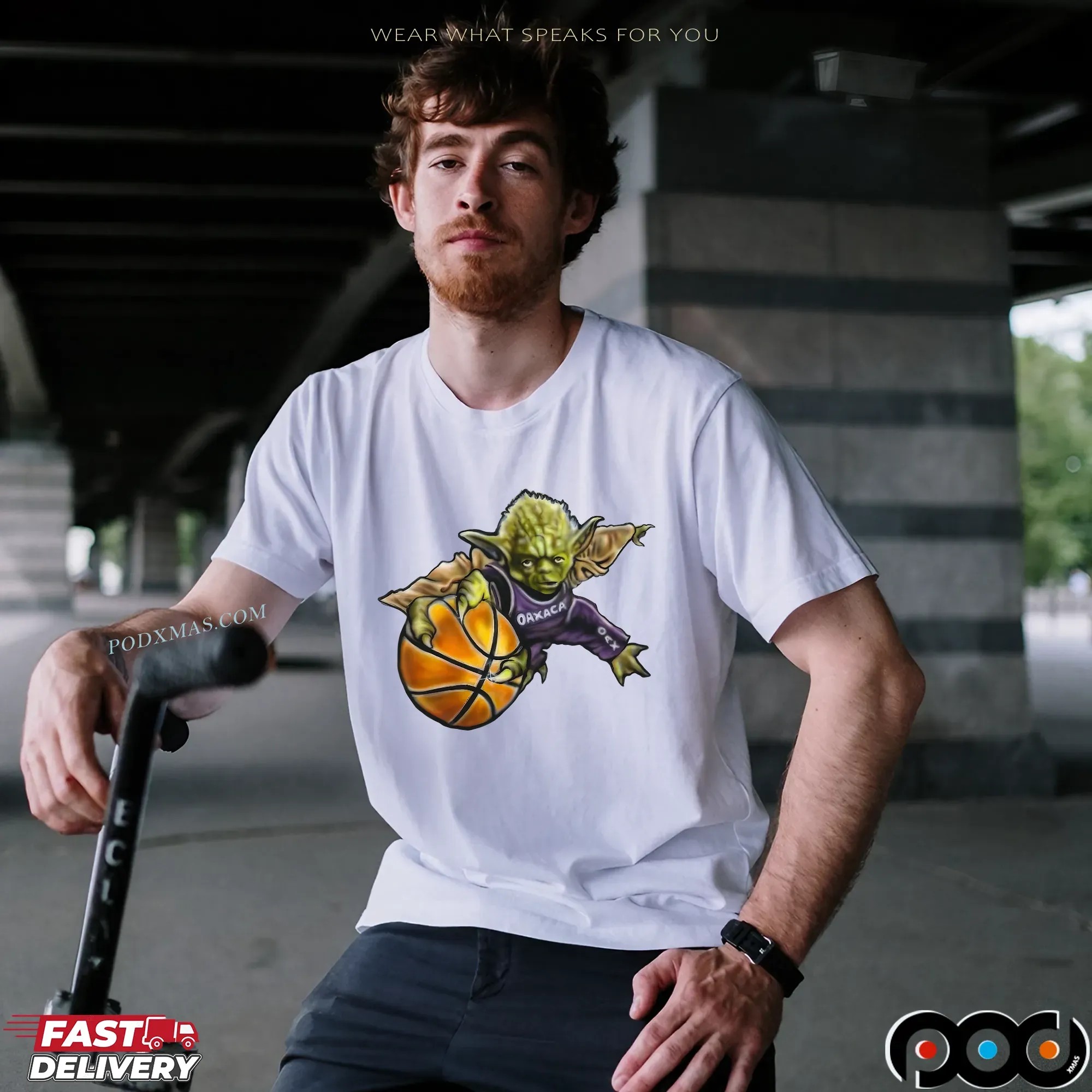 Dunk Yoda Basketball Graphic T Shirt