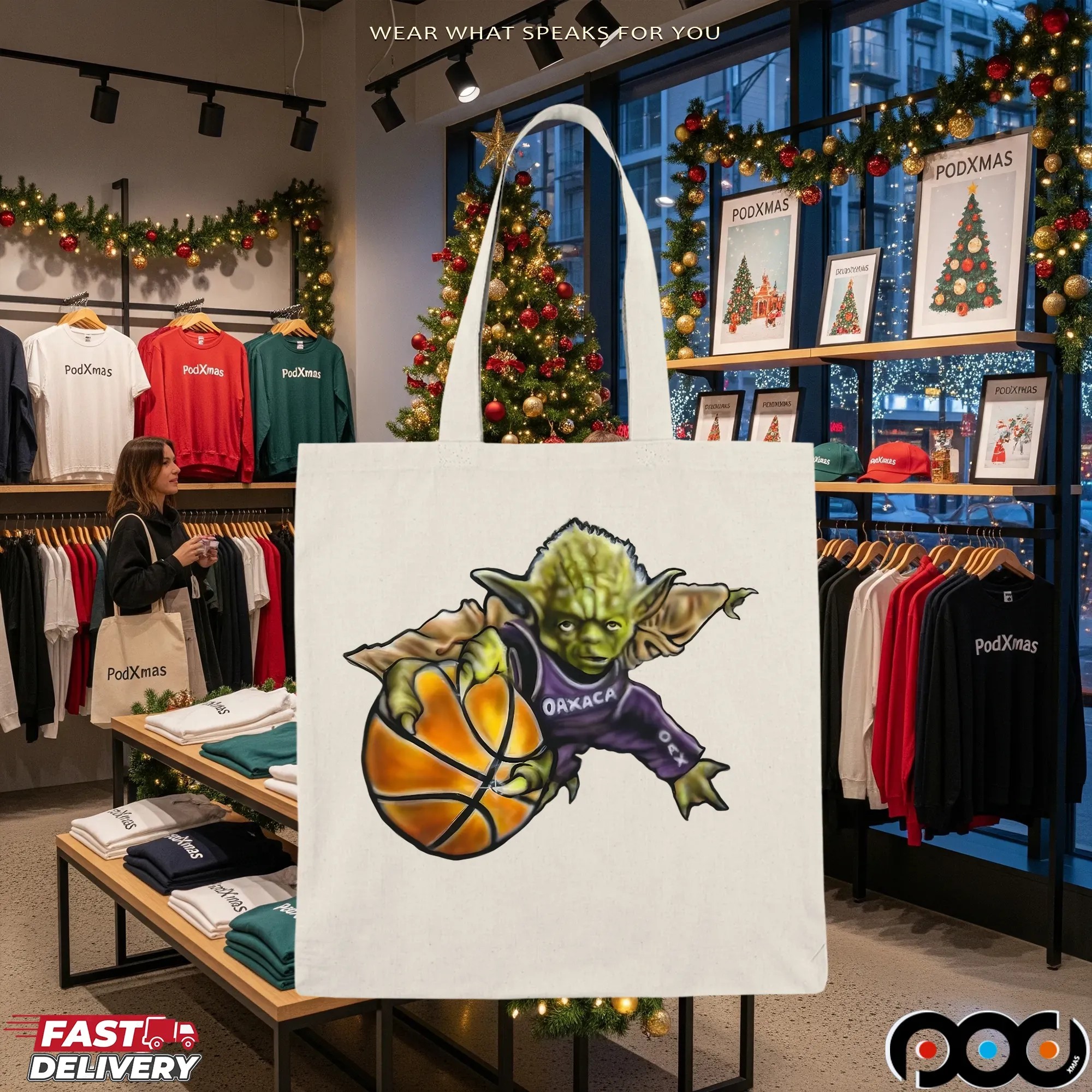 Dunk Yoda Basketball Graphic T Shirt