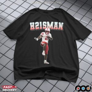 Emmett Johnson wearing H21SMAN Shirt
