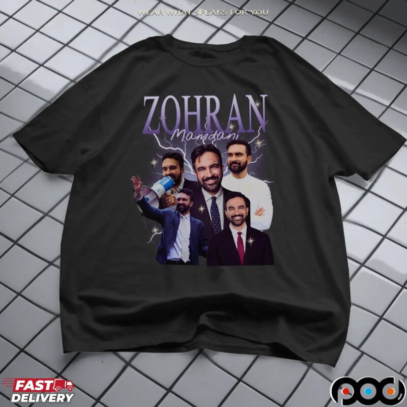 Zohran Mamdani Mayor Of New York City Retro Bootleg T Shirt