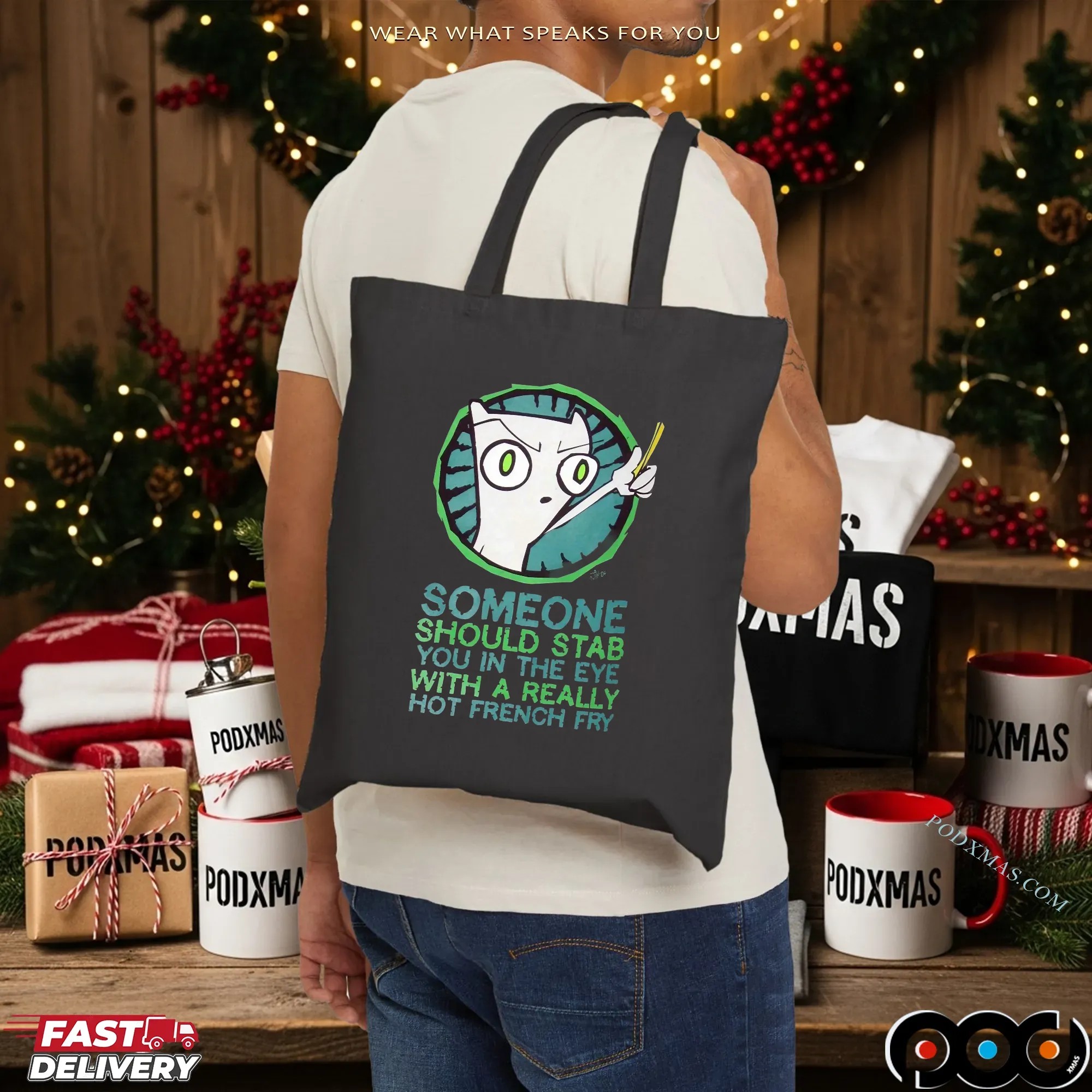Foamy The Squirrel Someone Should Stab You In The Eye With A Really Hot French Fry Meme T Shirt
