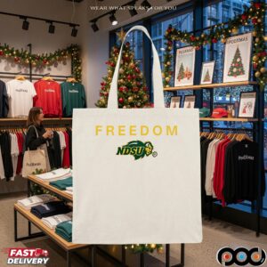 Freedom North Dakota State Bison Football Logo T Shirt
