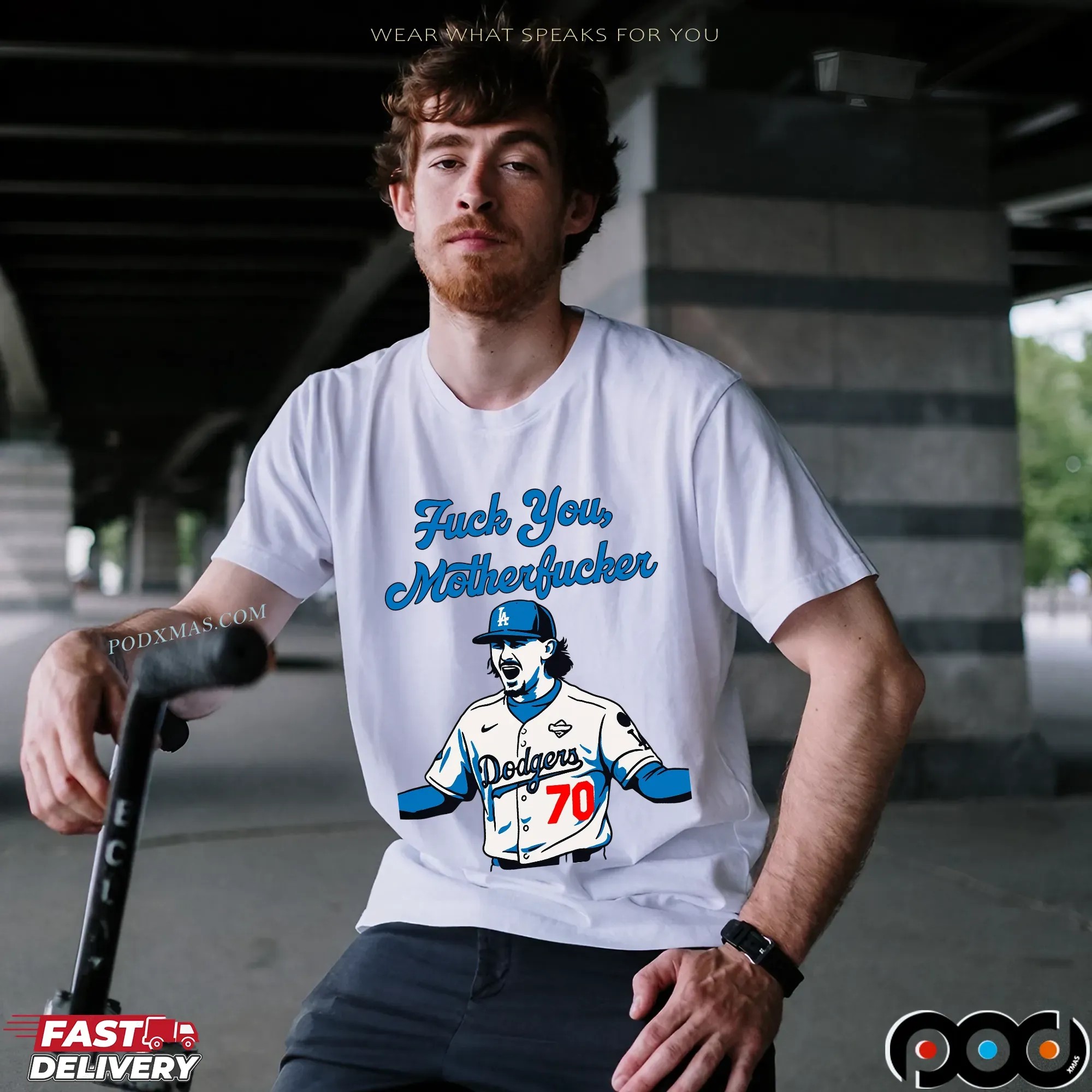 Fuck You, Motherfucker 70 Los Angeles Dodgers T Shirt