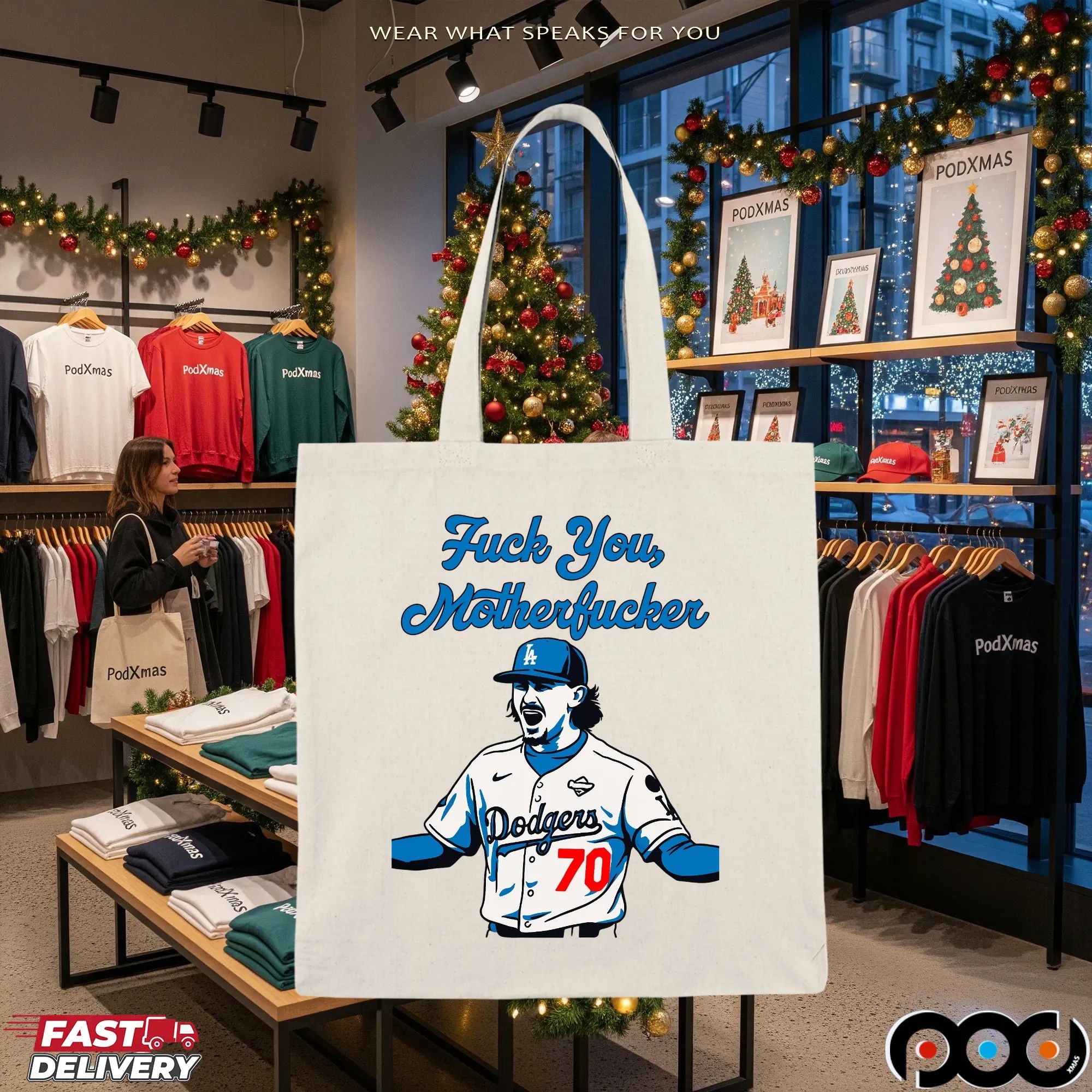 Fuck You, Motherfucker 70 Los Angeles Dodgers T Shirt