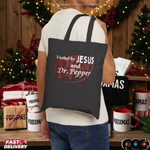 Fueled by Jesus and Dr Pepper Soda Christian T Shirt