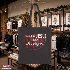 Fueled by Jesus and Dr Pepper Soda Christian T Shirt