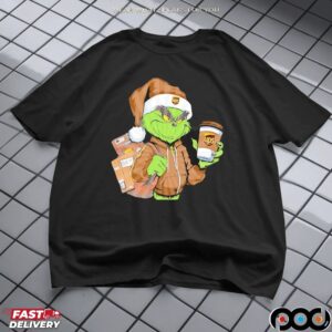 Grinch Delivering UPS Xmas T Shirt