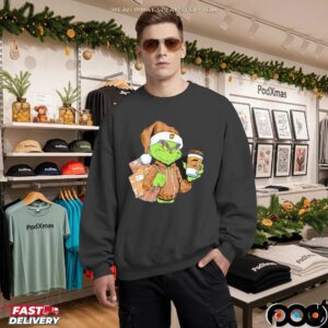 Grinch Delivering UPS Xmas T Shirt