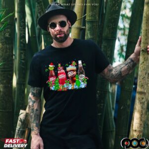 Grinch Dr Pepper Soda Lover Merry Christmas T Shirt