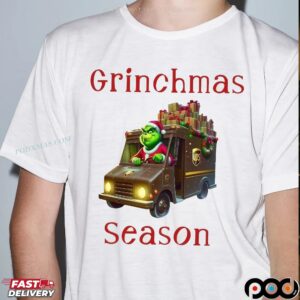 Grinchmas Season UPS Delivery Driver Christmas T Shirt