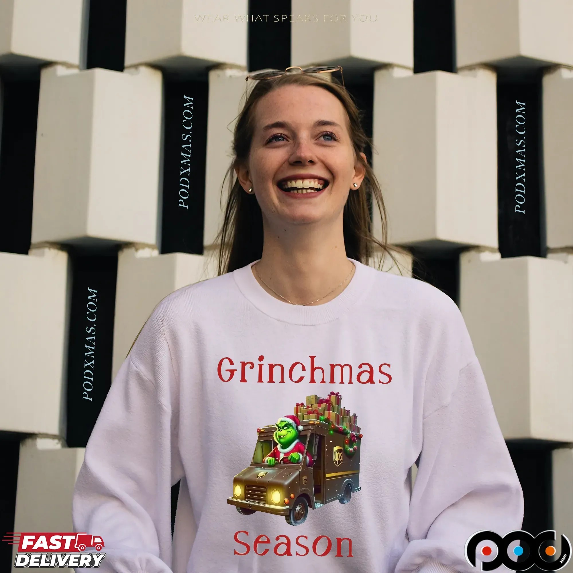 Grinchmas Season UPS Delivery Driver Christmas T Shirt